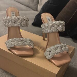Steve Madden Metallic Braided Women's Heels